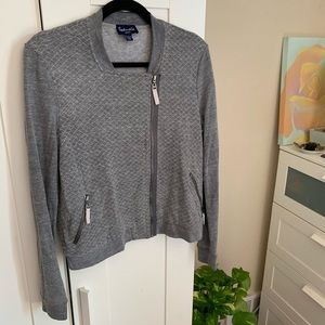 SPLENDID 🌫 moto zip sweater - jacket - sweatshirt
